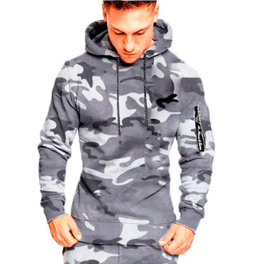 Outdoor Casual Tracksuits Mens Hoodies Military Army Tactical Combat Hoody Pullover Tops Camouflage Hunting Fishing Sweatshirts