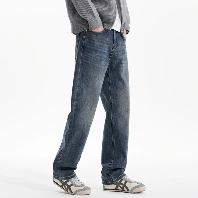 Fashion Casual Straight Jeans Autumn