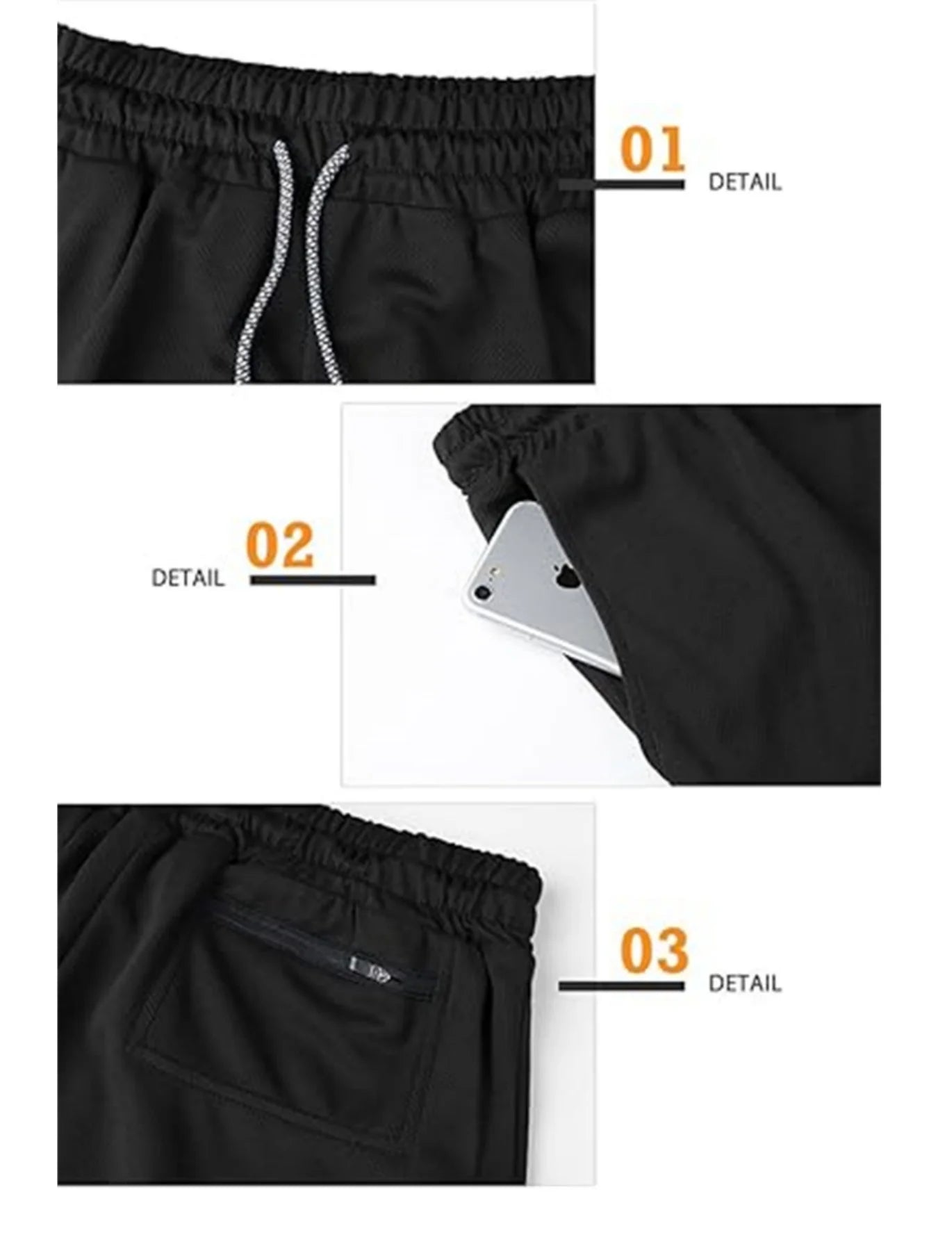 Print 2in1 Running Shorts for Men Gym Workout Compression Shorts with Phone Pocket Towel Loop Summer Sport Athletic Activewear