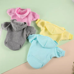 Cozy Pocket Dog Hoodie Coat