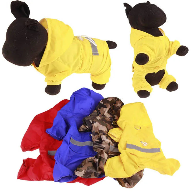 Overalls Style Puppy Rain Coat