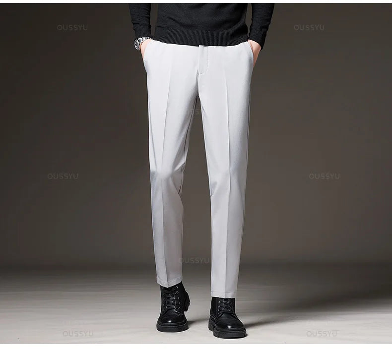 Slim Fit Korean Business Trousers