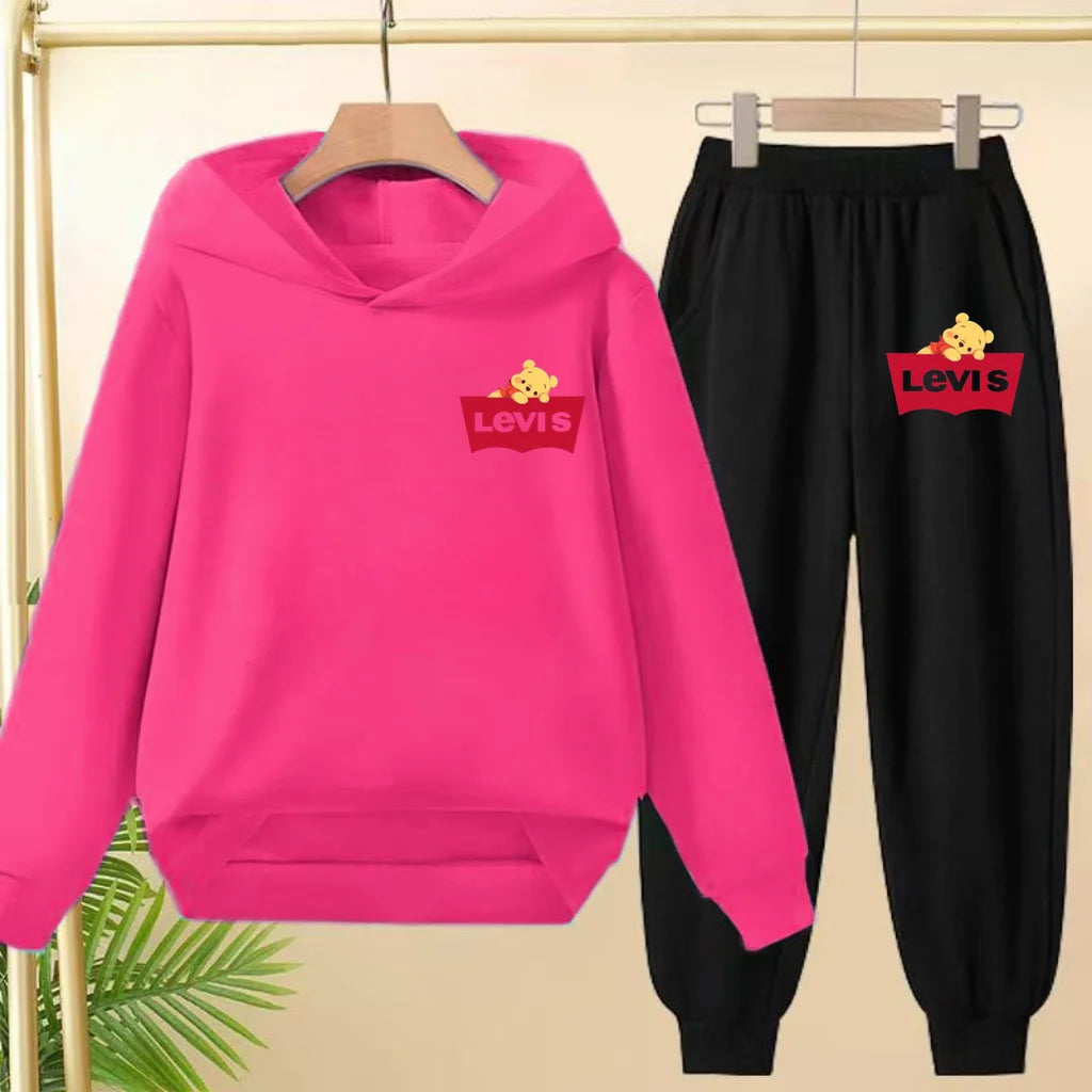 Kids Hooded Sportswear Set