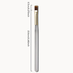 2pcs Wide Soft Bristle Nail Brush Gradient Design Acrylic Handle Gel Polish Applicator Nail Tools