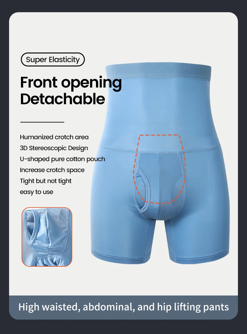 High Waist Sports Boxer Shorts