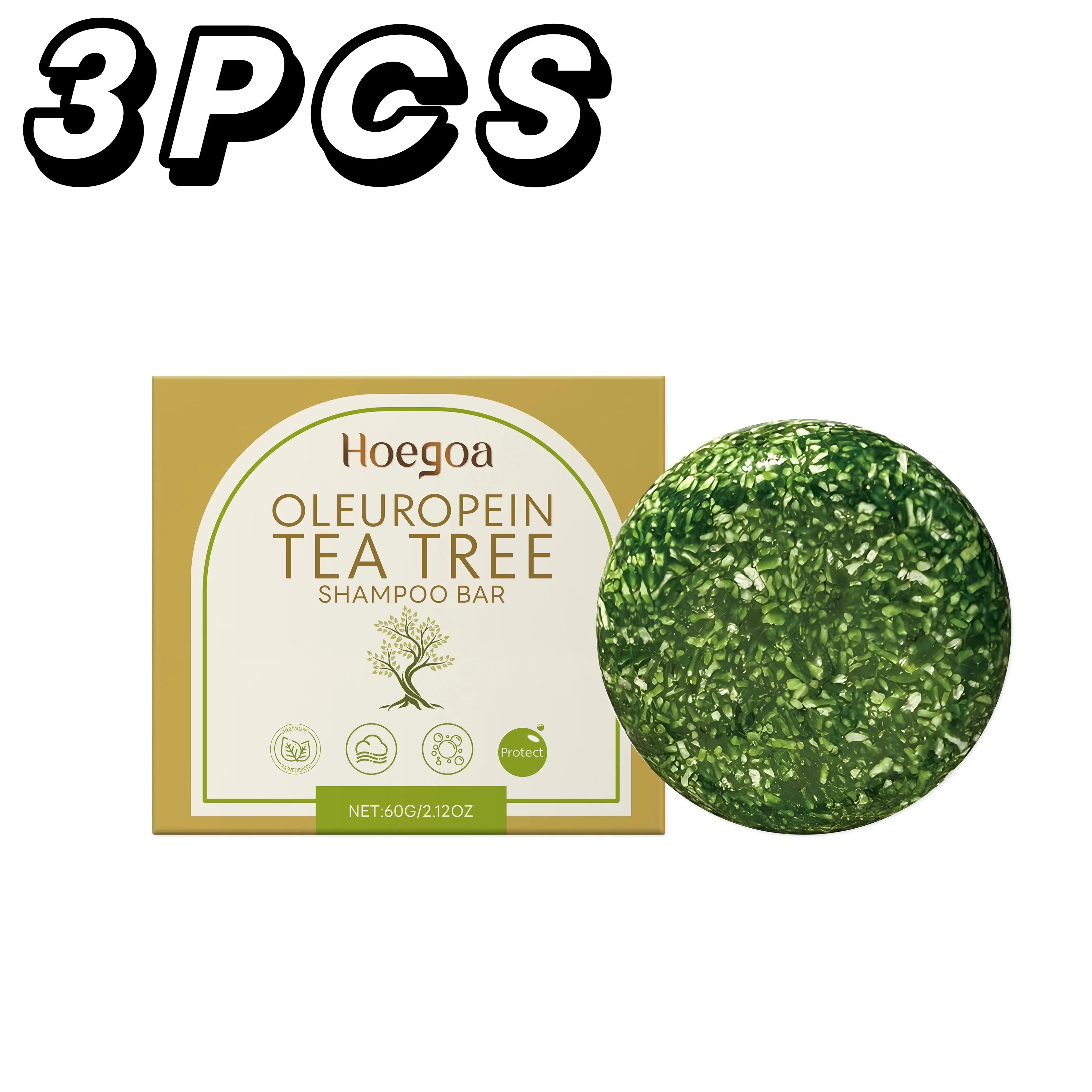 Herbal Dandruff Removal Shampoo Bar Mild Tea Tree Oil Essence Oil Control Scalp Cleansing Hair Care Soap Hair Damaged Repairing