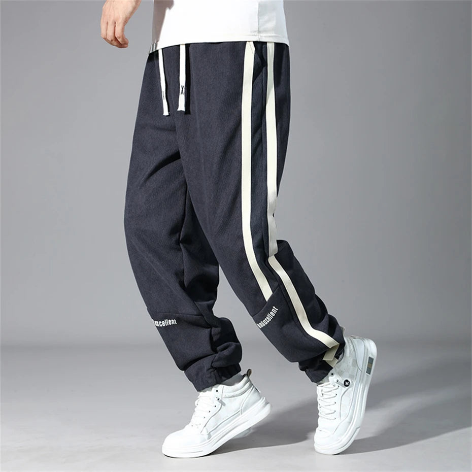 Jogger Pants Men Plus Size 12XL Sweatpants Fashion Casual Joggers Male Big Size 12XL Stretch Waist Trousers