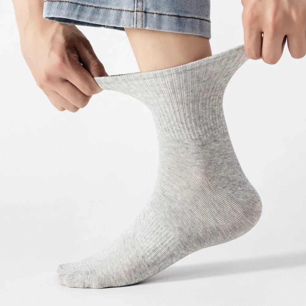 Plus Size Cotton Crew Socks