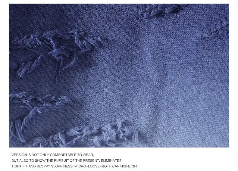 Winter Knit Crew Pullover Sweater