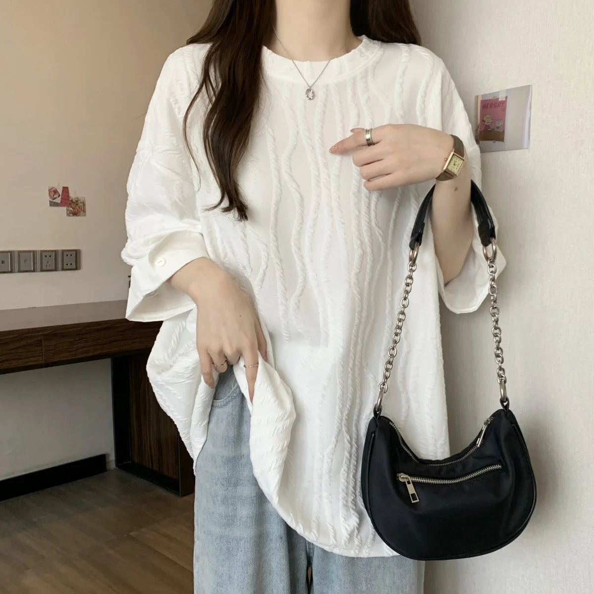 Loose Korean Casual Tee Women