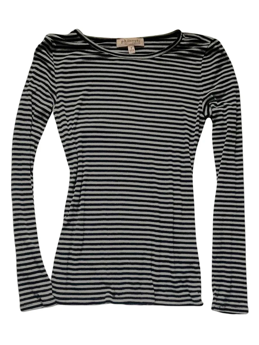 Striped Slim Long Sleeve Tee