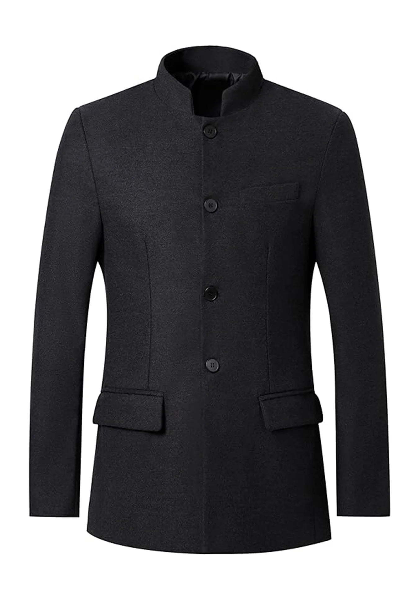 Men’s Lightweight Stand-Collar Casual Blazer