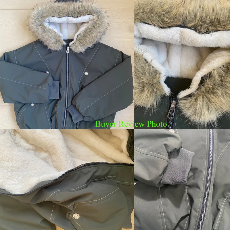 Faux Fur Hooded Parka