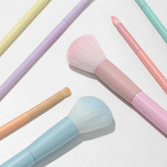 A full set of makeup tools including 7 colored makeup brushes, loose powder, contouring, eyeshadow, eyebrow brushes, etc