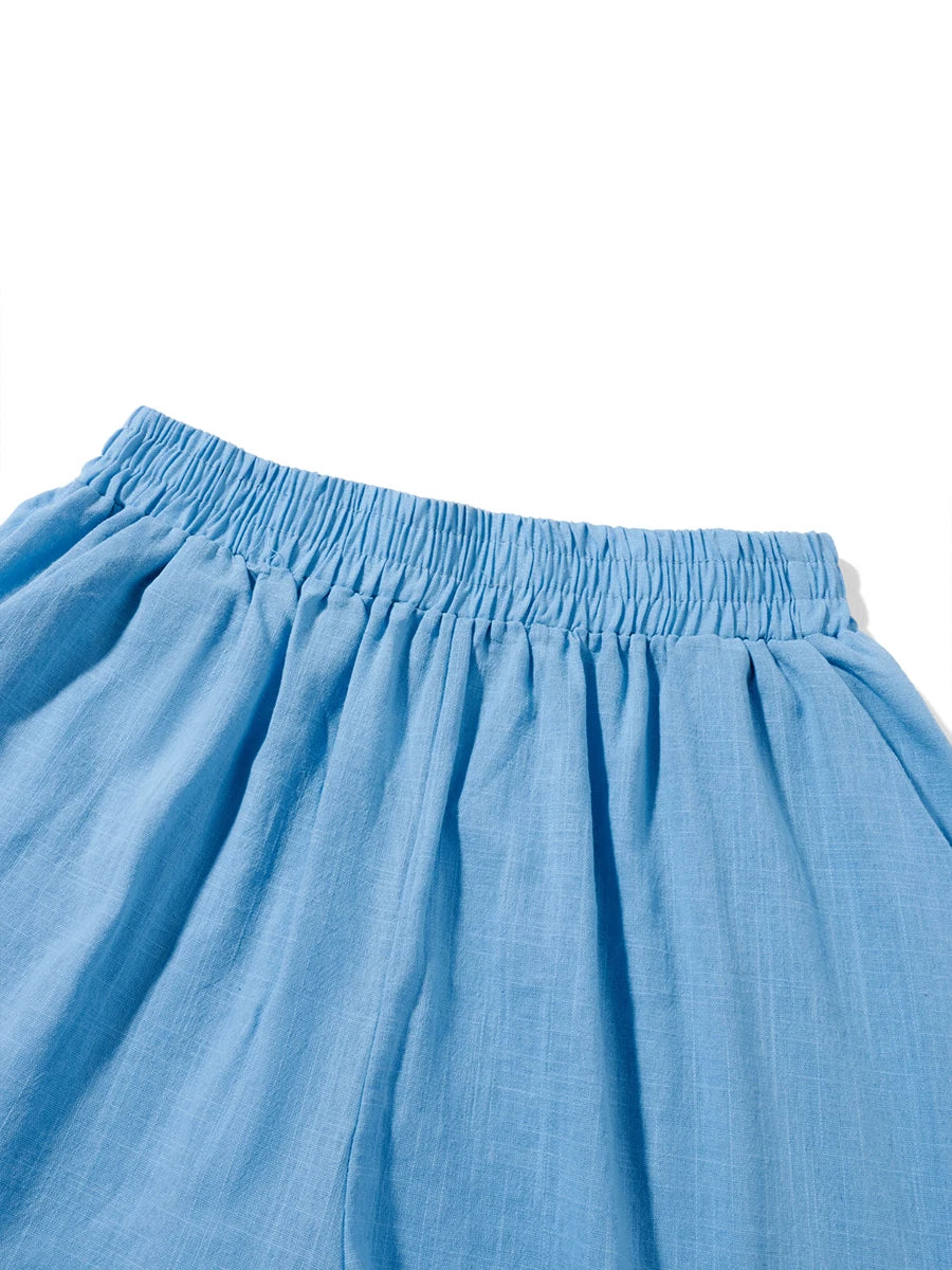 Velvet Shirt & Short Set