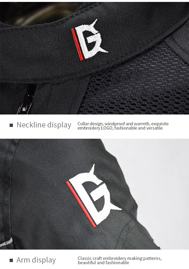Reflective Protective Riding Jacket