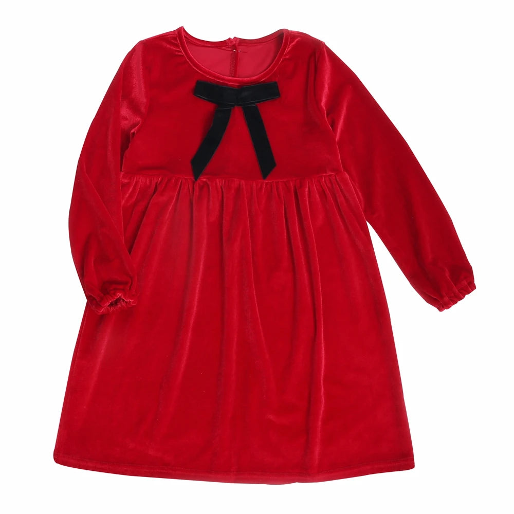 Printed Flower Casual Girls Dress