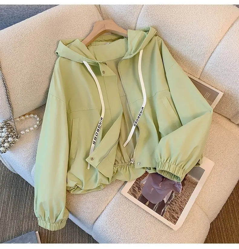 Hooded Casual Zipper Workwear Jacket