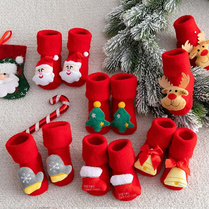 TITLE: Winter Warmth Baby Grip Socks