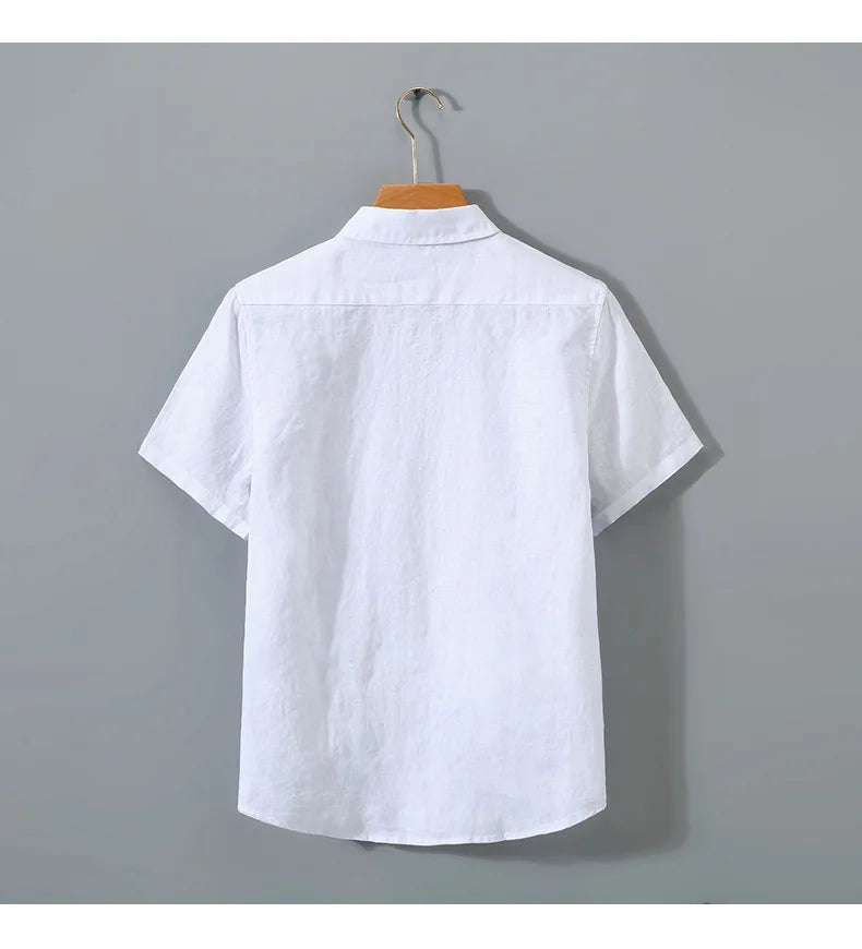 Solid Loose Short Sleeve Shirt