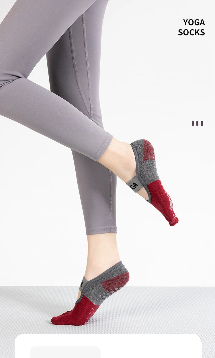 Grip Toe Yoga Socks Set