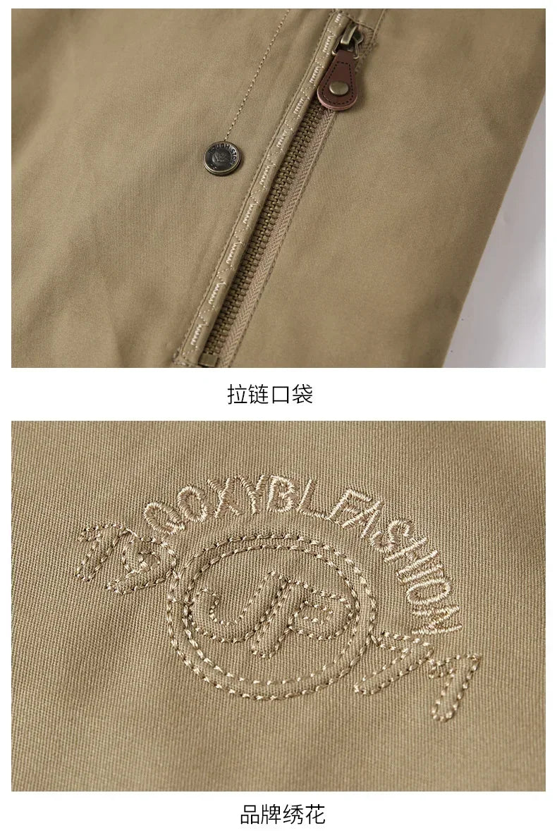 Reversible Slim Stand Collar Jacket