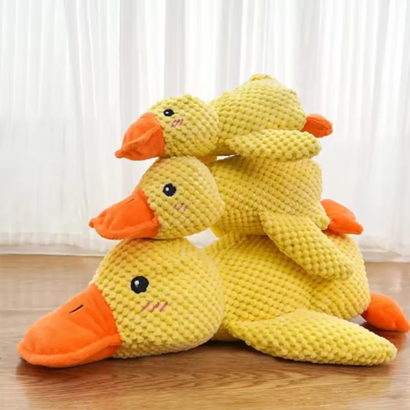 Cuddly Yellow Duck Squeak Toy