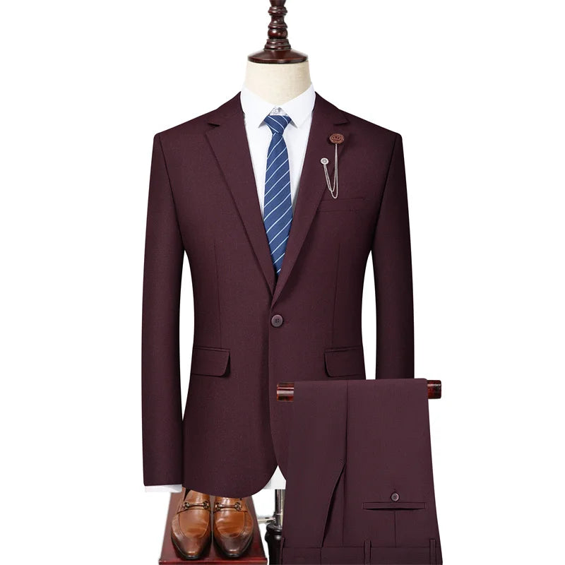 Modern Wedding Business Suit Set