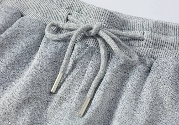 Men'S Casual Joggers with Elastic Drawstring Waist & Cuffed Ankles - 100% Polyester Knit, Loose Fit Print Athletic Pants for Gym