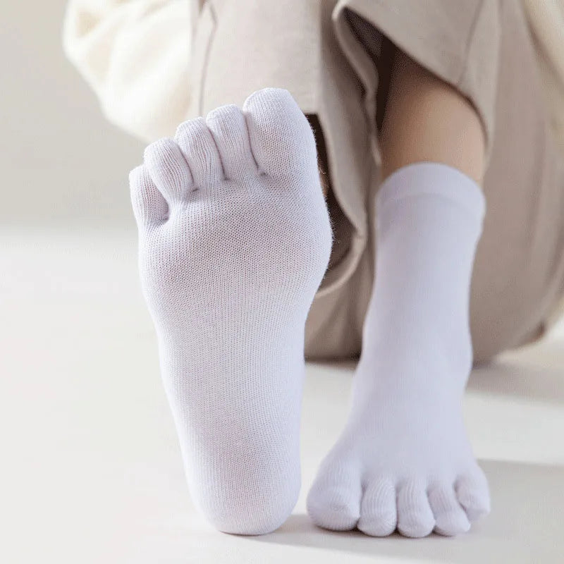 Breathable Cotton Toe Sports Socks