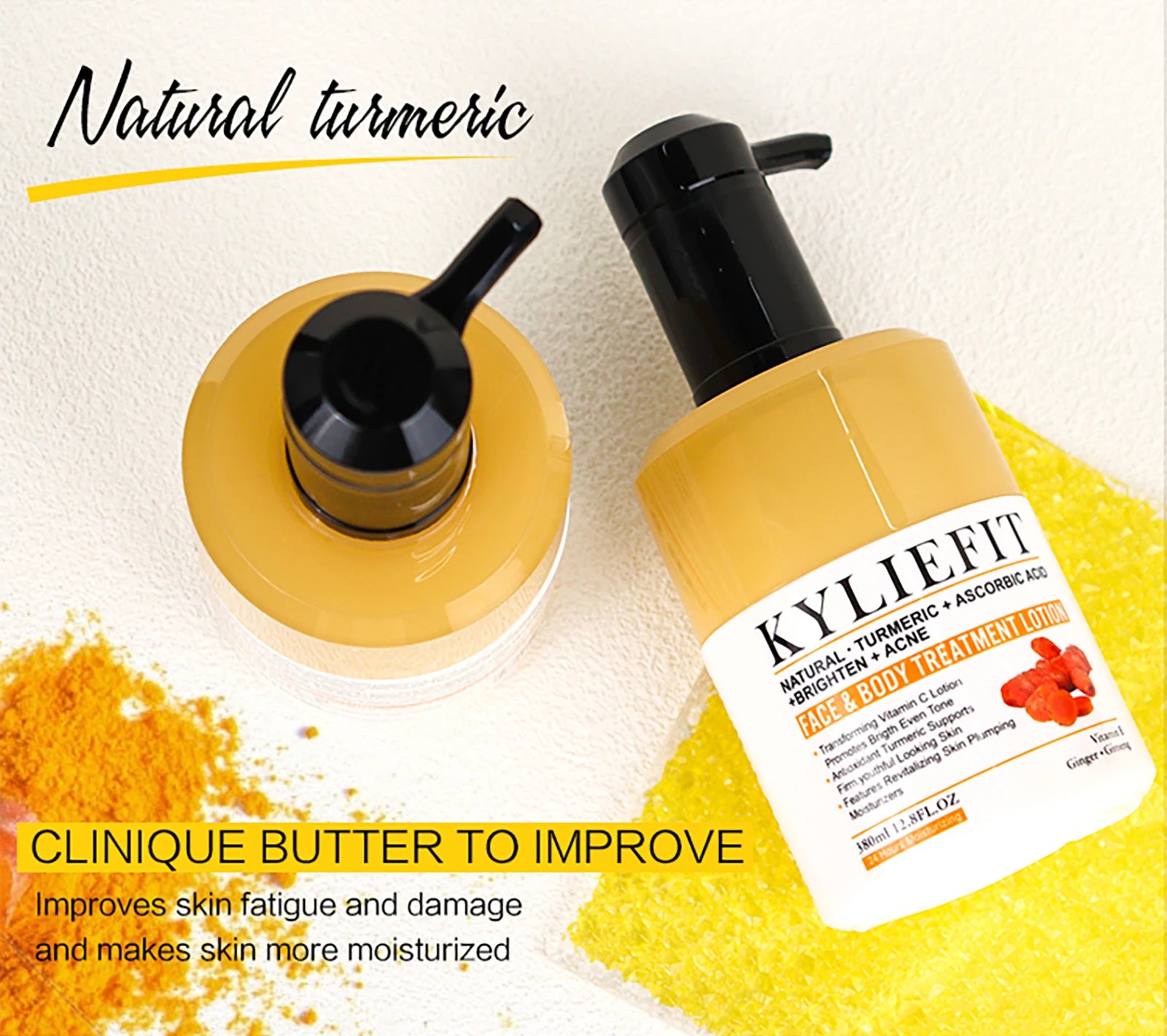 Organic Turmeric Brightening Skincare Kit