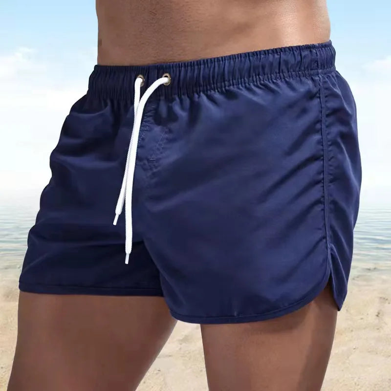 Summer Casual Shorts Men Breathable Beach Shorts Ice Silk Comfortable Fitness Basketball Sports Short Pants Male Running Shorts