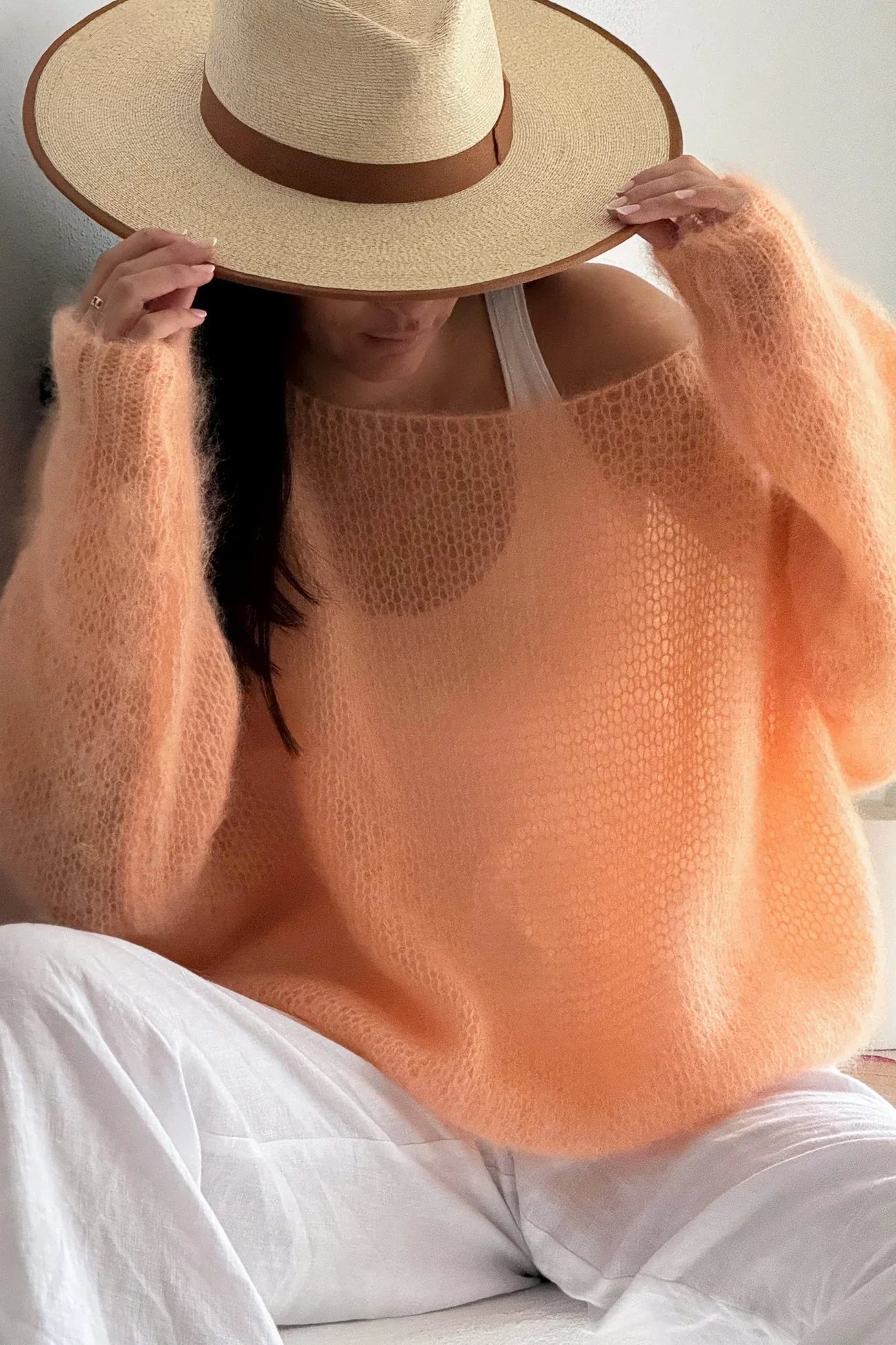 Off Shoulder Casual Knit Pullover