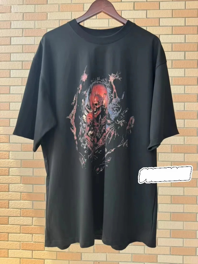 Oversized Heavy Cotton Print Tee
