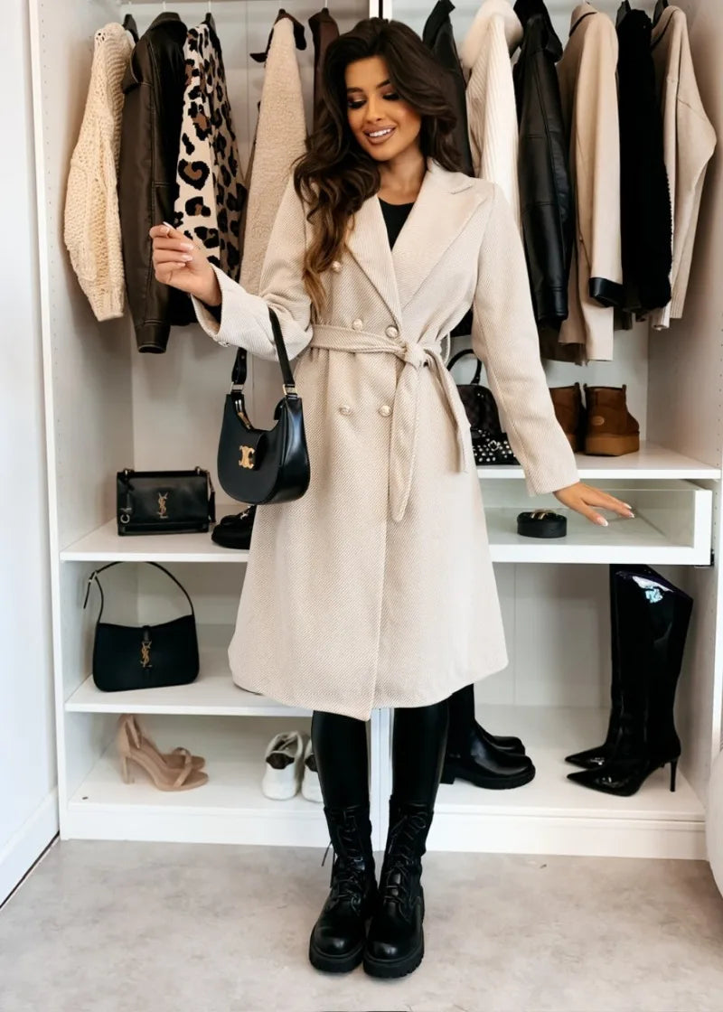Vintage Double Breasted Wool Trench