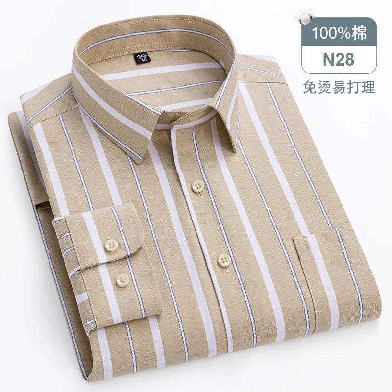 Oversized Cotton Oxford Business Shirt