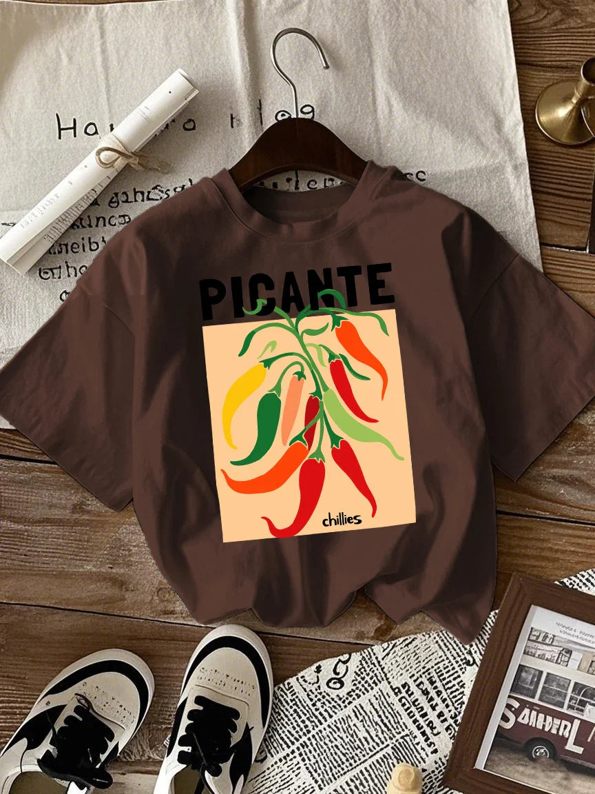 Picante Chillies Streetwear Cotton Tee