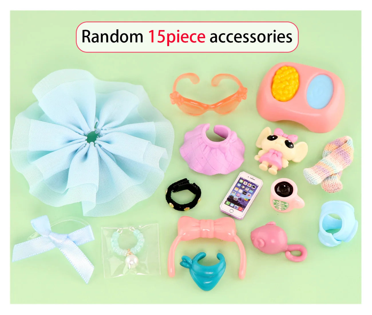 Pet Collars Accessories Random 15 PC Necklace Bowl Bone Hat Fit for Pets Shop Cat and Dog Deer Husky Kitten Puppy