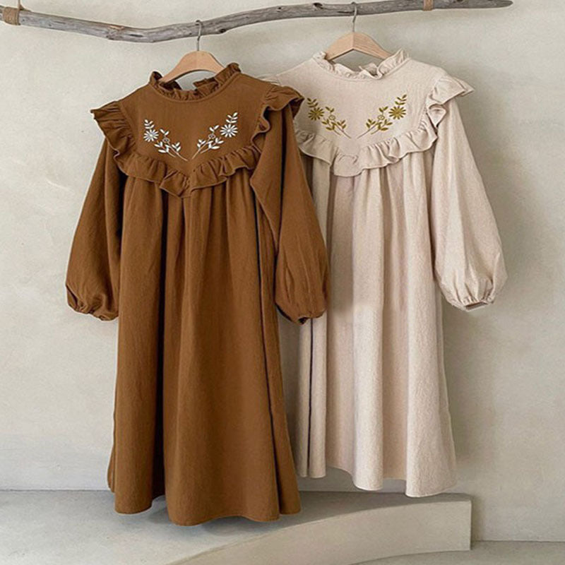 Mother Daughter Floral Long Sleeve Dress