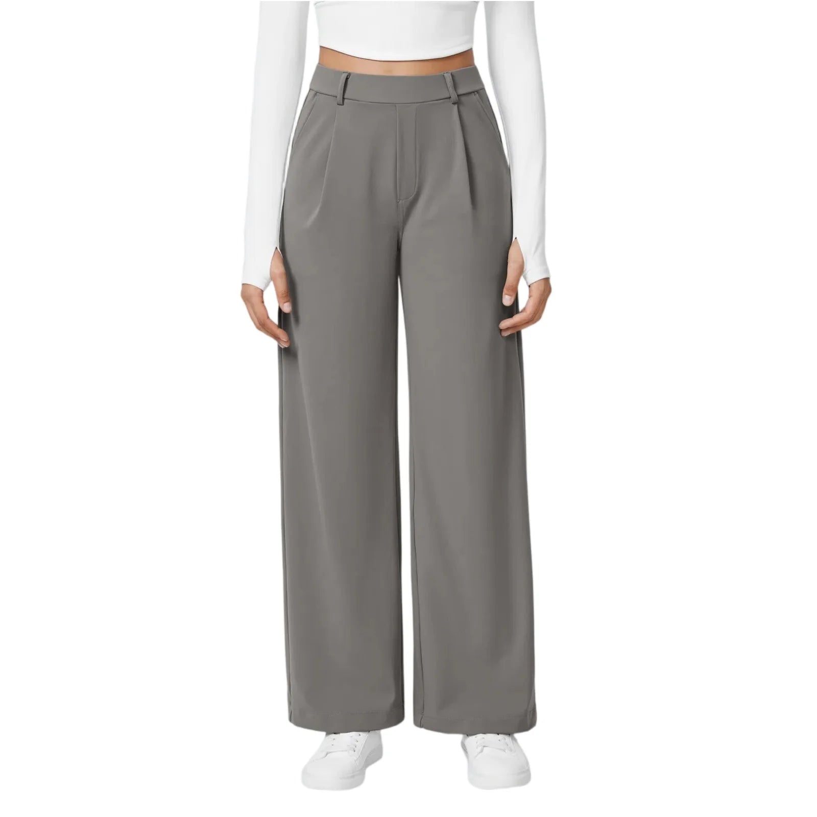 Women's Fashion Comfortable Pants Autumn and Winter Wide Leg Casual Sports Drape Slimming and Versatile Floor Length 2025