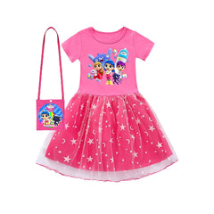 Rainbow Princess Cute Girls Dress