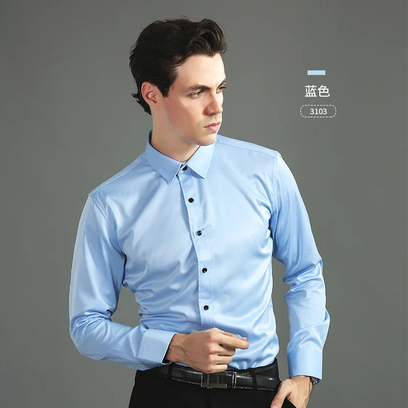 Slim Social Business Shirt Men