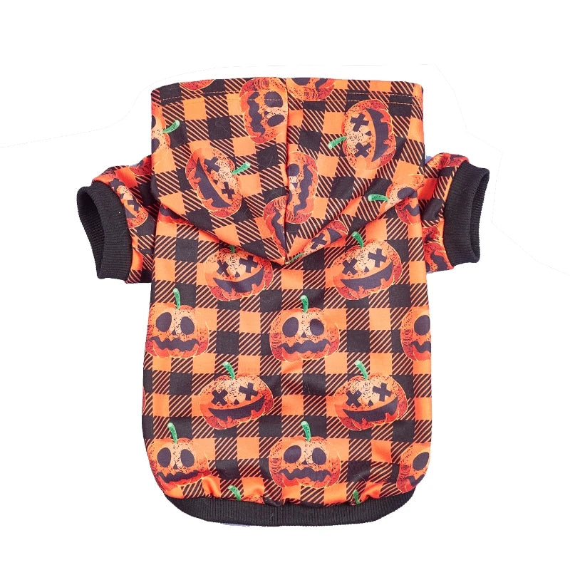 Halloween Print Pet Hoodie Sweatshirt