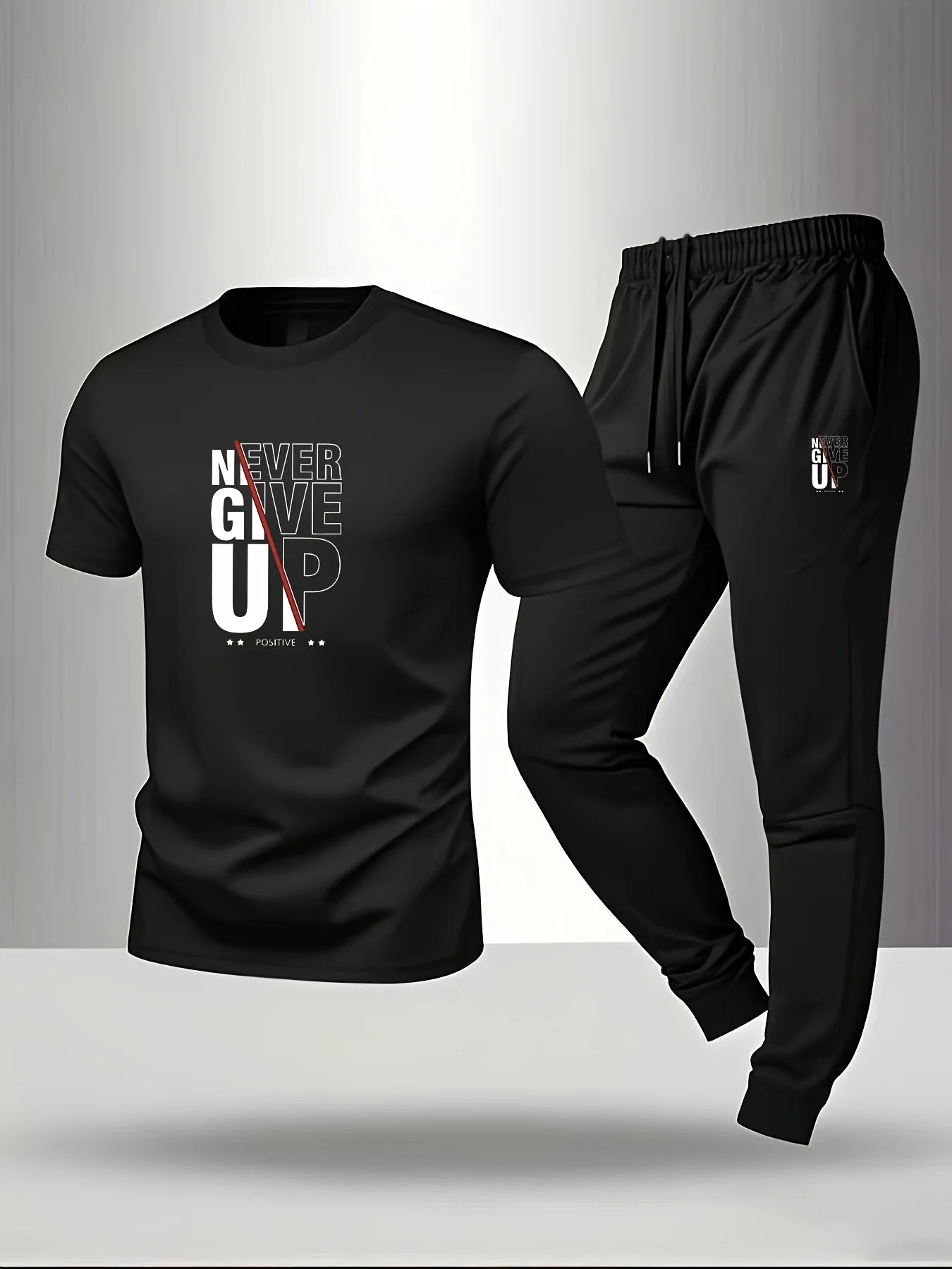 Casual Sportswear Two Piece Set