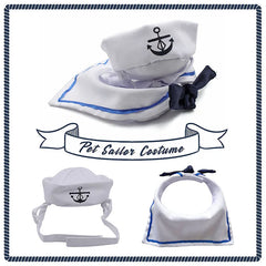 Navy Sailor Pet Halloween Costume