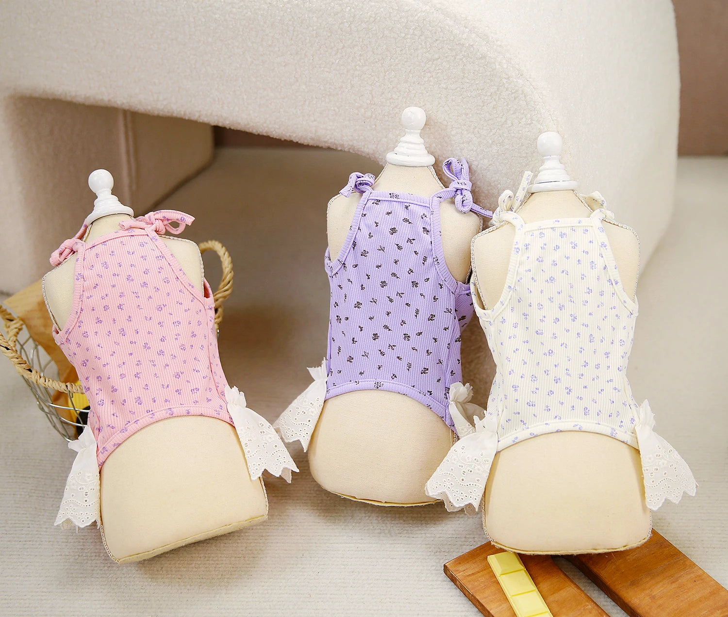 Floral Summer Dog Princess Skirt