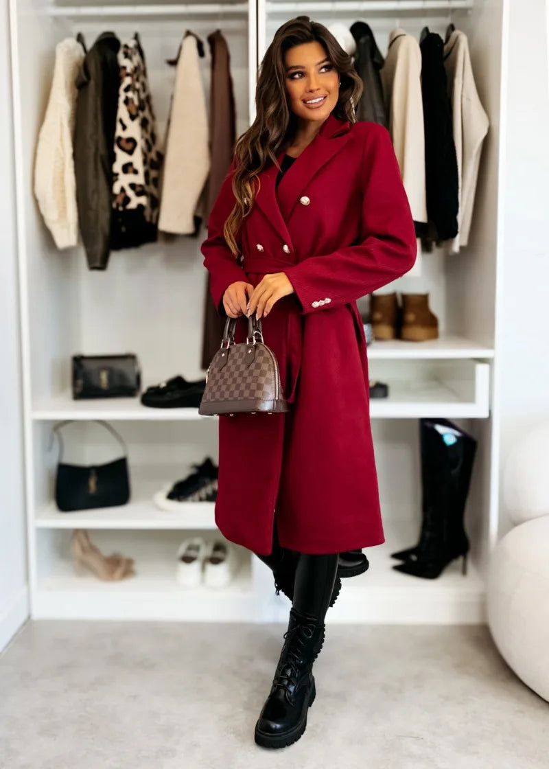Vintage Double Breasted Wool Trench