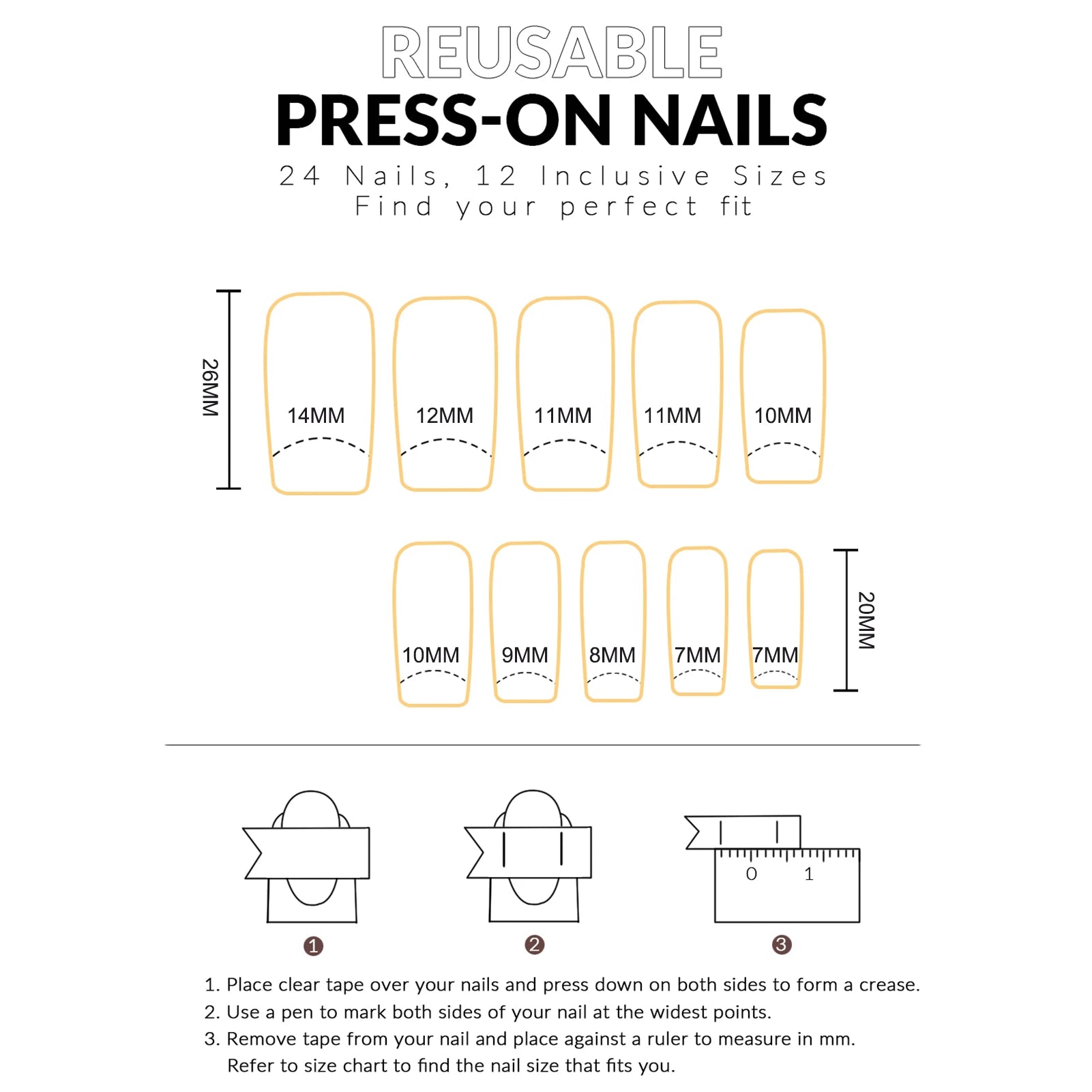 24pcs Thriller Style False Nails With Halloween Ant Bugs Pattern Wearable Press On Nails Ballet Black Punk Nail Art Decoration