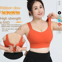 S-5XL High Impact Sports Bras for Women Push Up Sports Bra Racerback Sports Workout Bra Running Plus Size Bra