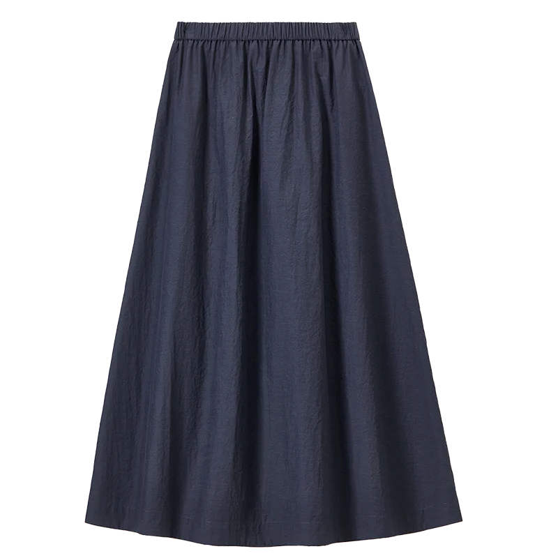 Office Essential A-Line Midi Skirt